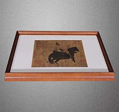 惠水书画装裱配框服务案例